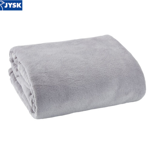 Chăn sofa | DRAGEHODE | polyester | xám nhạt | D200xR140cm