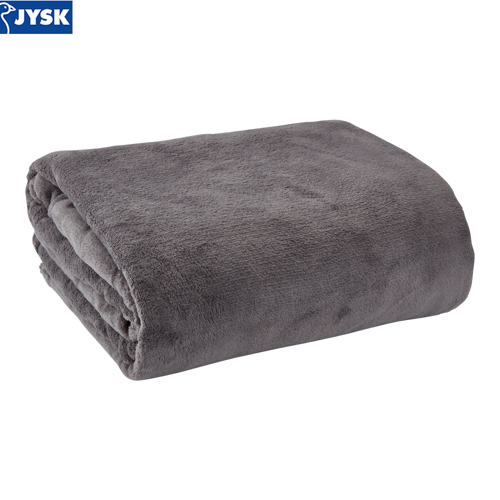 Chăn sofa | DRAGEHODE | polyester | xám đậm| D200xR140cm