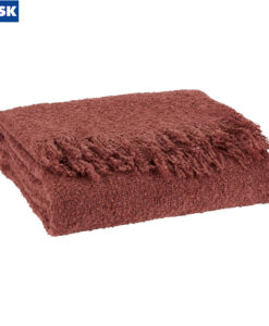 Chăn sofa | ROSE | polyester | đỏ đun | R130xD170cm