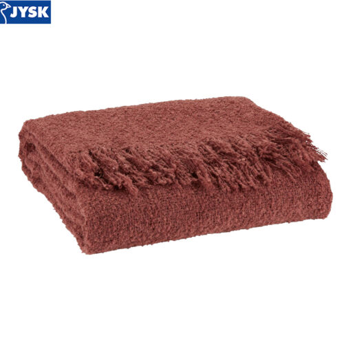 Chăn sofa | ROSE | polyester | đỏ đun | R130xD170cm