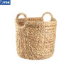 Giỏ đựng | ARE | sợi lục bình | màu tự nhiên | Ø34xC37cm