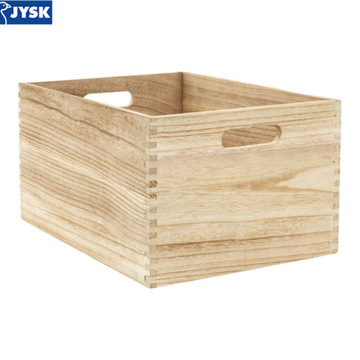 Giỏ đa năng | THORMO | gỗ | màu tự nhiên | R40xD30xC22cm