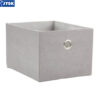 Hộp đựng | GERVALD | Polyester/giấy nén | ghi/trắng | R20xD25xC16cm