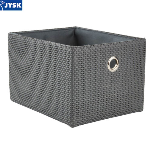 Hộp đựng | STEF | Polyester/giấy nén | đen/xám đậm | R25xD20xC16cm