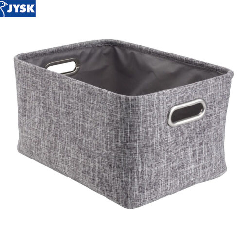 Giỏ đa năng | ELIS | polyester/sắt | xám | R26xD36xC20cm