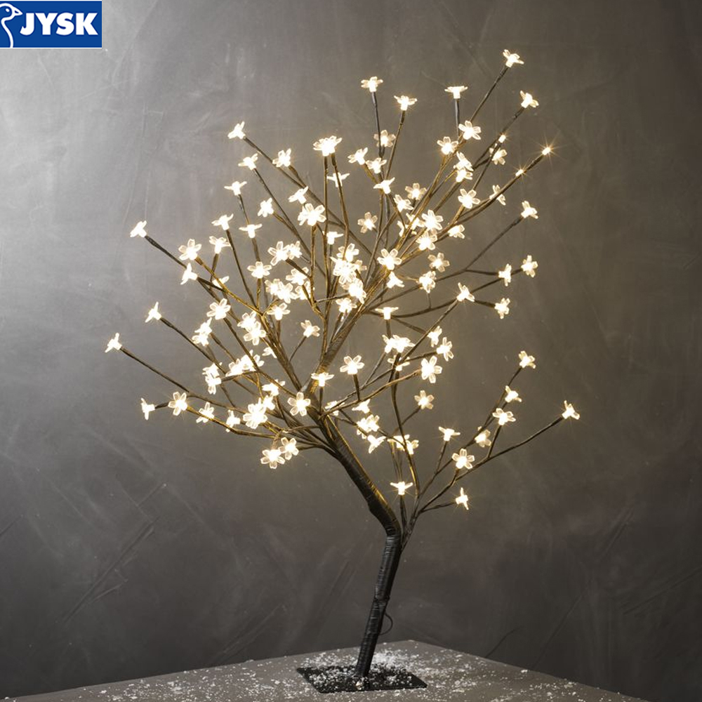 Đèn trang trí hình cây | HEIMDAL | kim loại/nhựa | đen/trắng | C80cm | 128LED