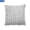 Gối trang trí | KONGSSPIR | polyester | xám | giả lông | D45xR45cm