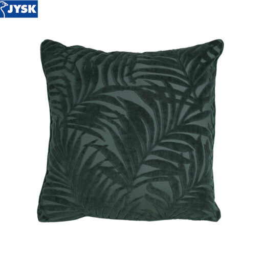 Gối trang trí | SELJE | polyester | xanh lá đậm | D45xR45cm
