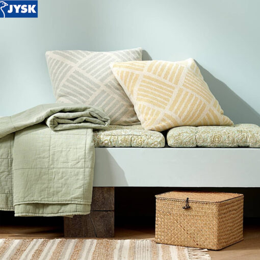 Gối trang trí | ENGSYRE | cotton/polyester | màu bạc hà | D45xR45cm
