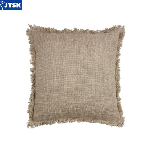 Gối trang trí | HORTENTIA | cotton | màu kaki | R45xD45cm