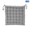 Đệm ngồi | ANTEN | polyester | xám nhạt | R43xD43xC5cm