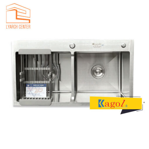 Chậu rửa chén hai hộc K8245 cân 304