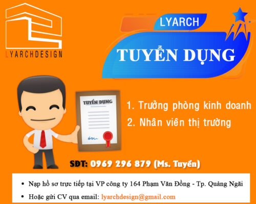 LYARCH tuyển dụng tháng 2/2023
