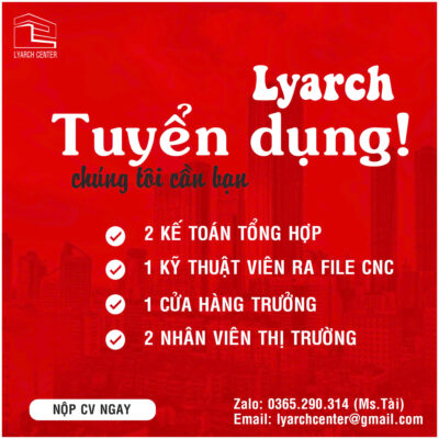 Lyarch tuyển dụng tháng 9