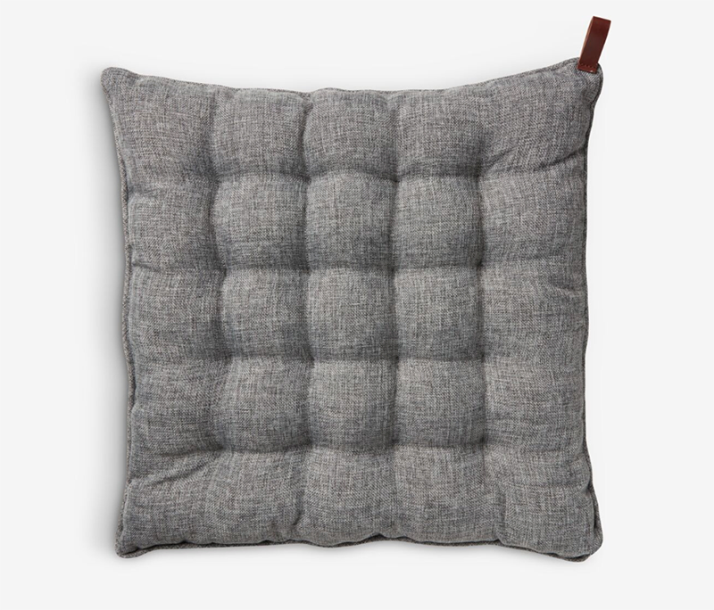 Đệm ngồi MATORN polyester xám nhạt R40xD40xC5cm